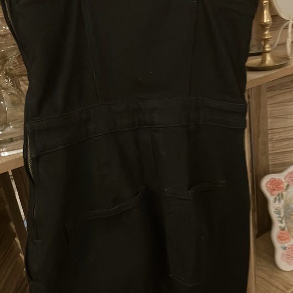 NWOT J. Crew Women's Washed black denim coverall overall  Sz 0 - Picture 3 of 7